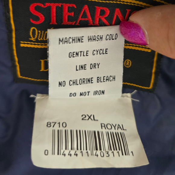 Stearns Dry Wear Packable Sealed Seams Hooded Rain Jacket Blue 2XL - Picture 5 of 6